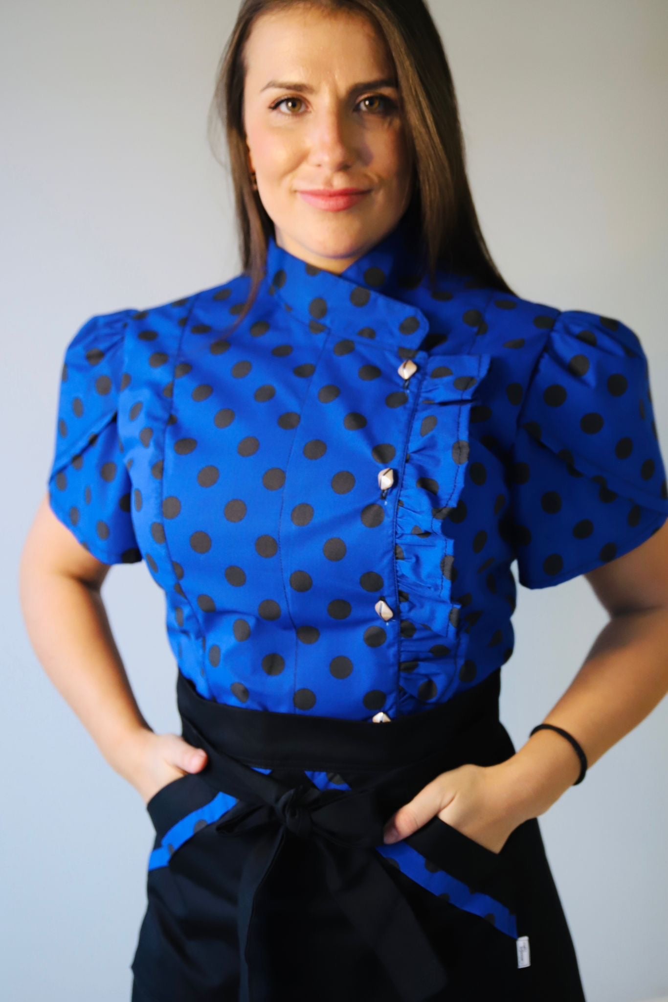 Chaquetilla Nélida Lunares + Delantal a juego