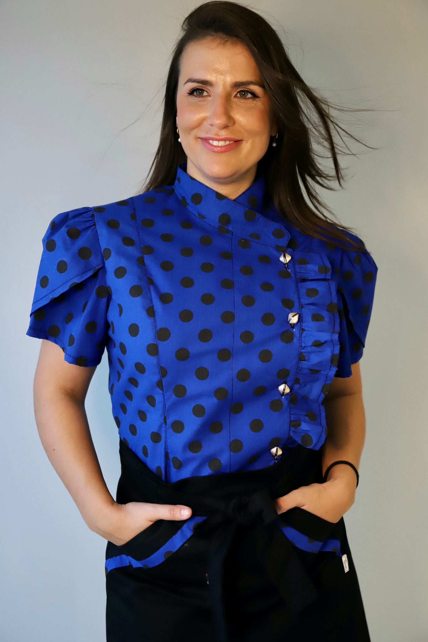 Chaquetilla Nélida Lunares + Delantal a juego