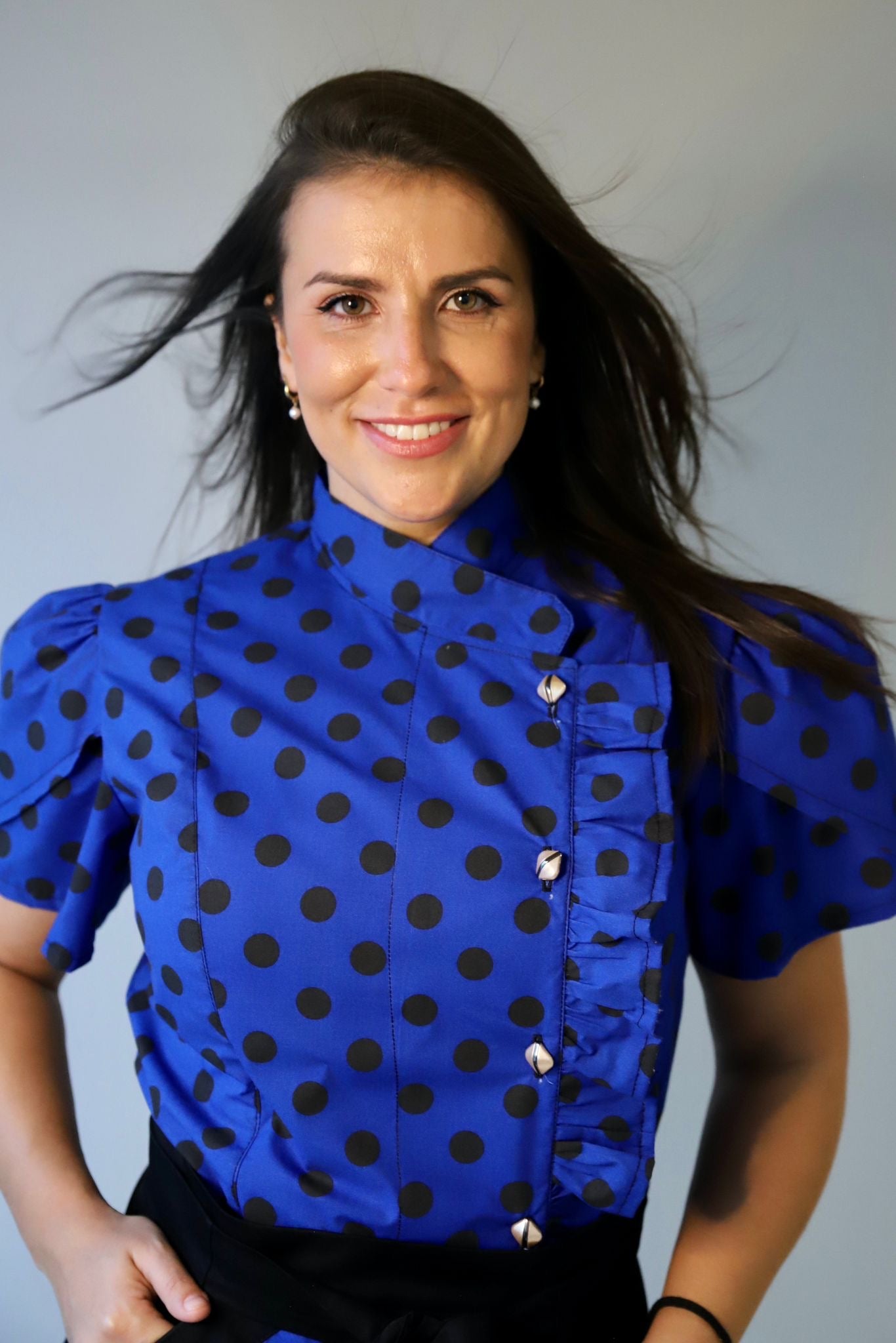 Chaquetilla Nélida Lunares + Delantal a juego