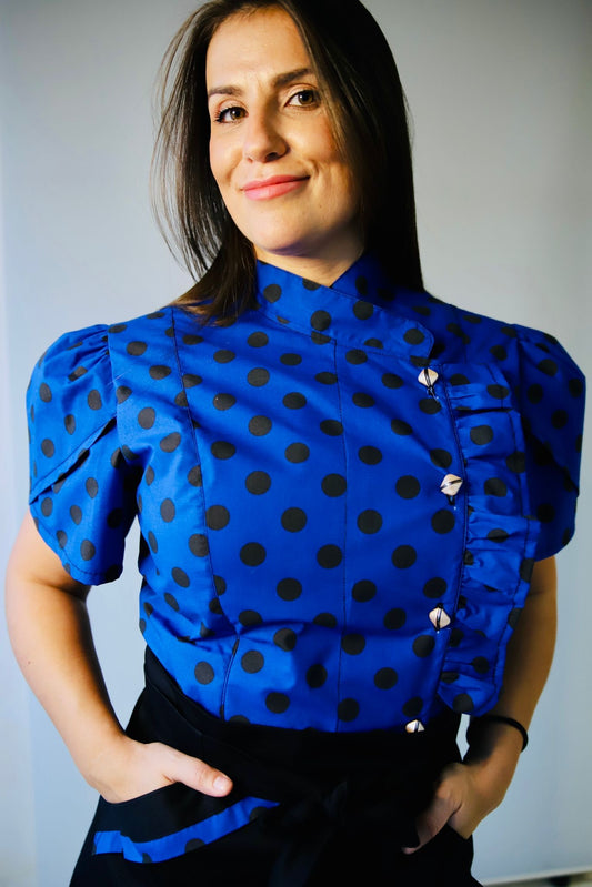 Chaquetilla Nélida Lunares + Delantal a juego