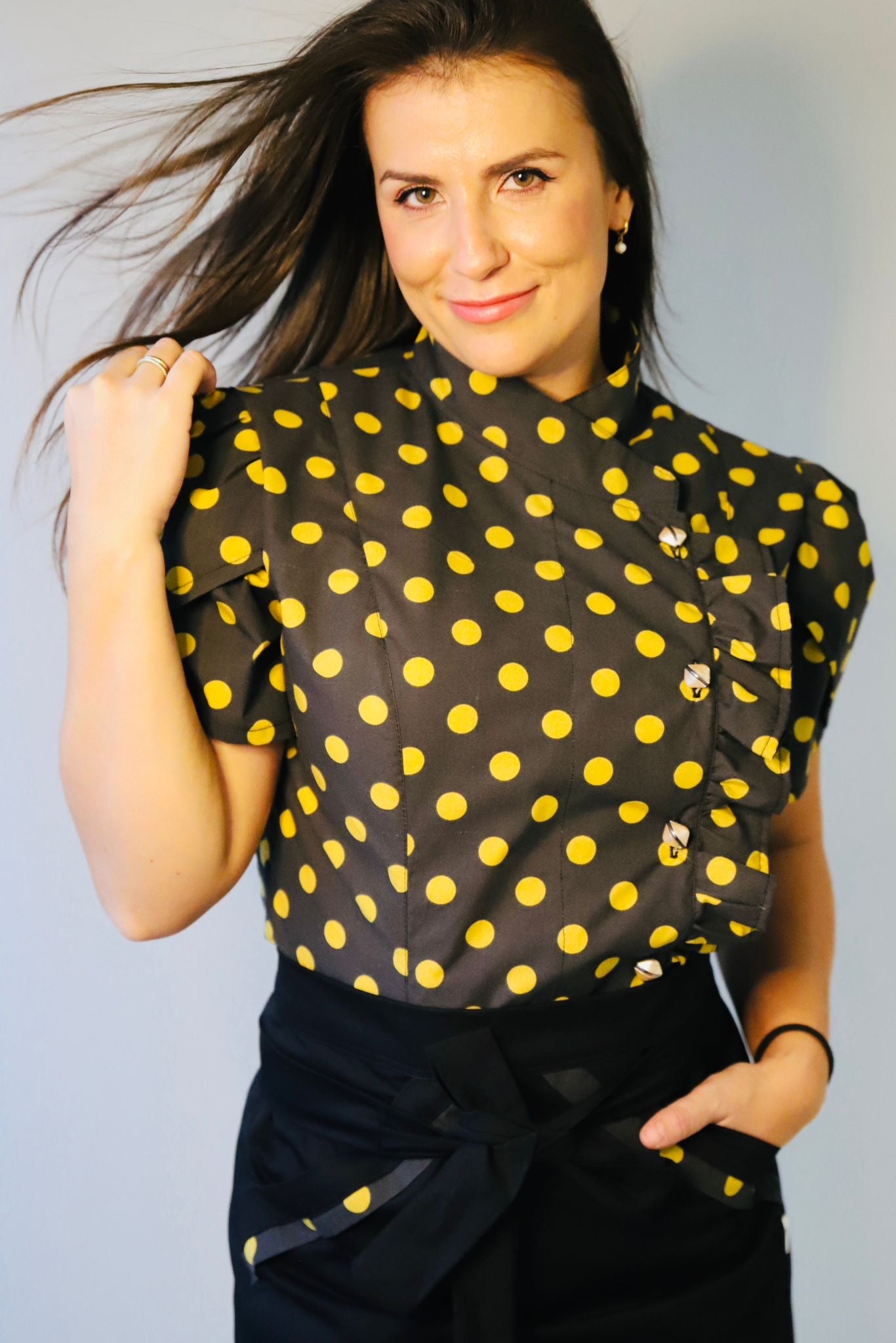 Chaquetilla Nélida Lunares + Delantal a juego