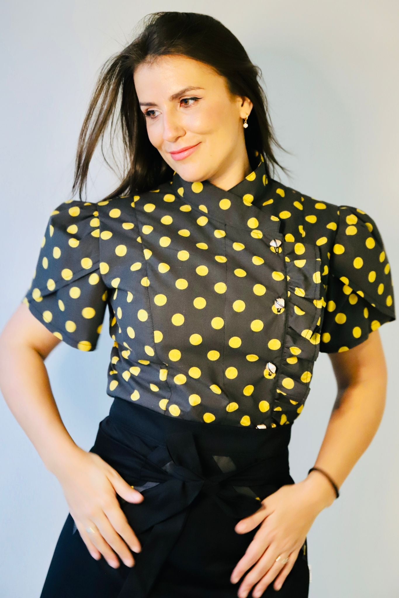 Chaquetilla Nélida Lunares + Delantal a juego