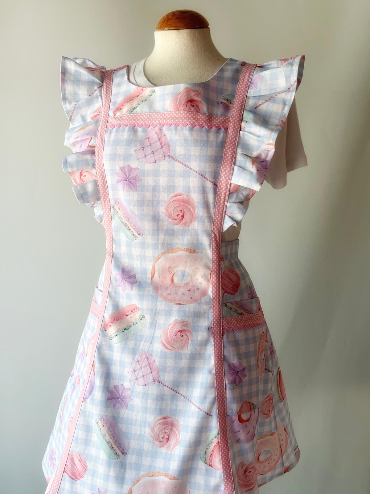 Delantal Vintage con Volantes