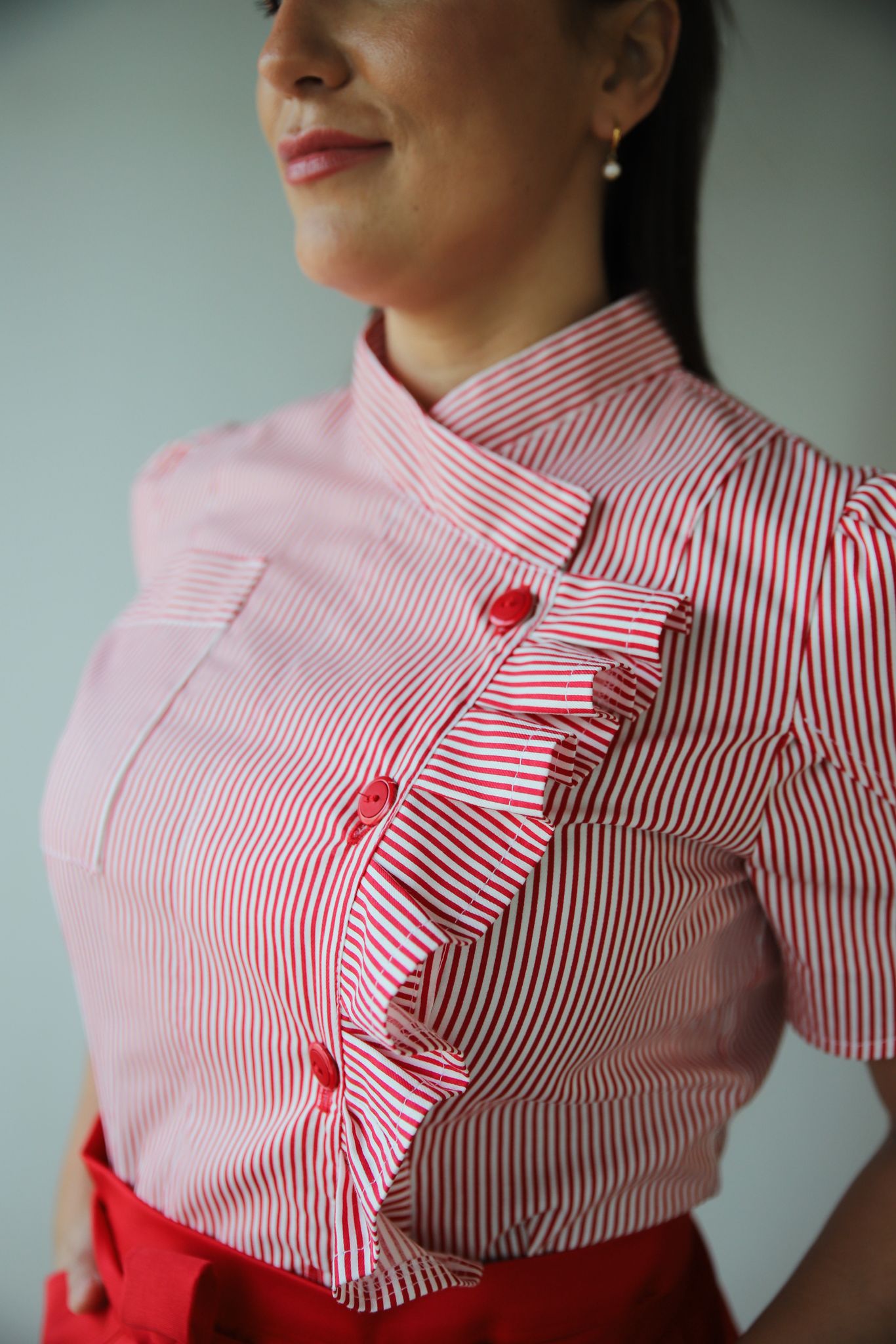 Chaquetilla Nélida con volantes