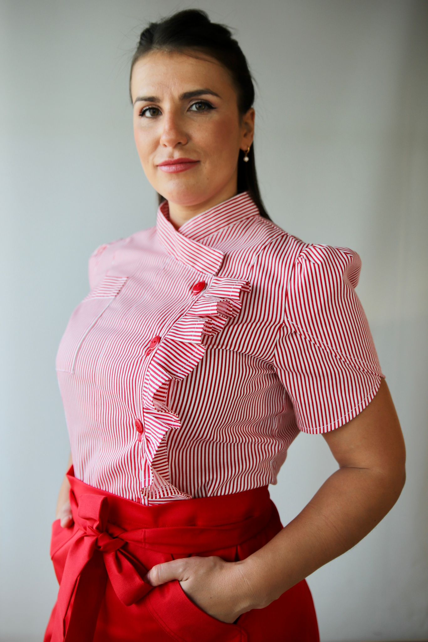 Chaquetilla Nélida con volantes